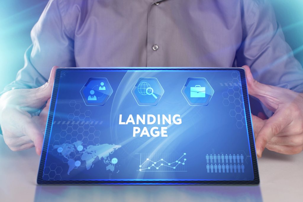 landing page